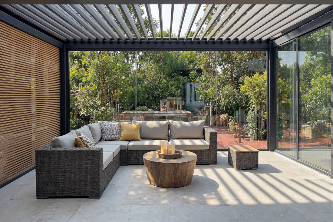 Which Pergola Side Walls Should I Choose? Blinds, Shutters or Sliding Glass?
