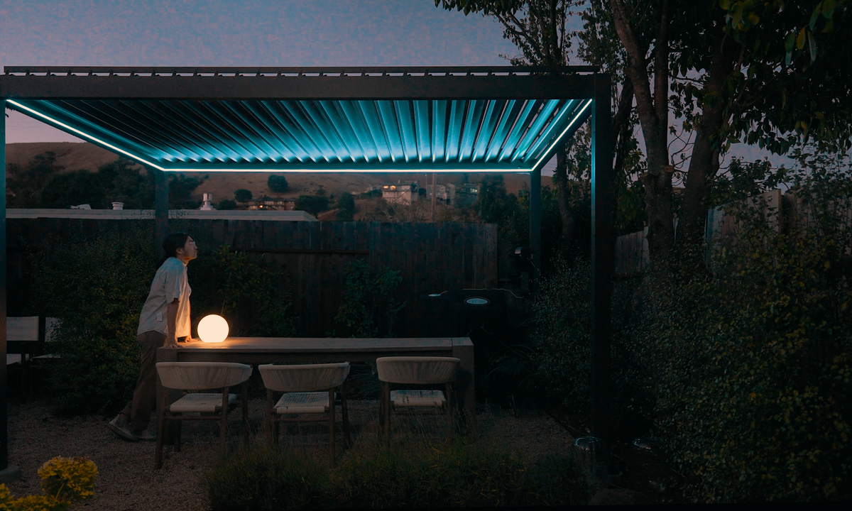 FlexPatio pergola outdoor-living view